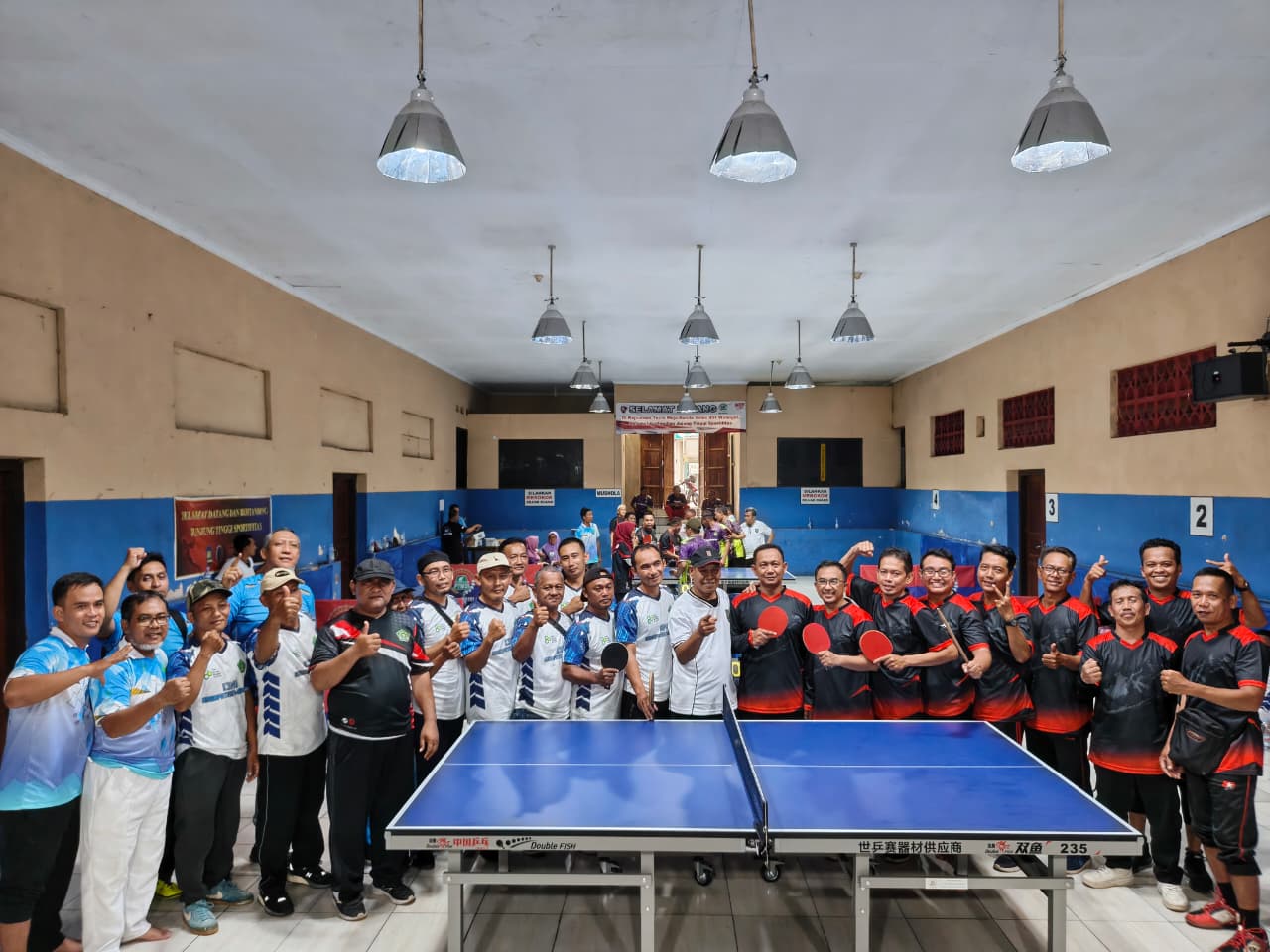 Kebersamaan ASN Menguat di Turnamen Tenis Meja HAB ke-80