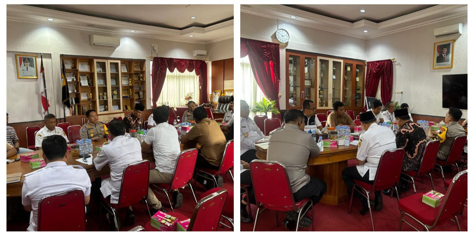 Usut Tuntas Kasus Ponpes Santri Manjung, Kakankemenag Wonogiri Bersama Bupati dan Pihak Terkait Adakan Rapat