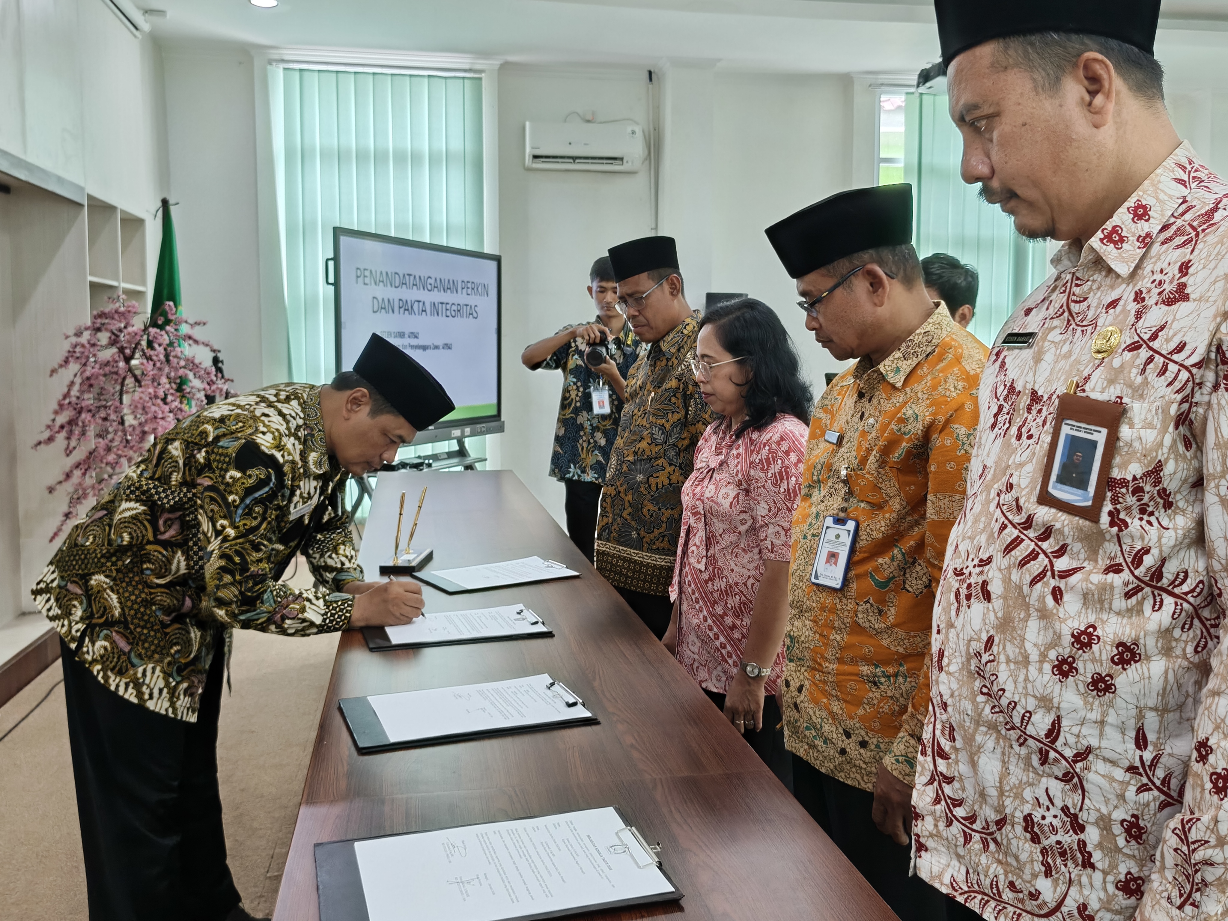 Kemenag Wonogiri Gelar Penandatanganan Perjanjian Kinerja Tahun 2026