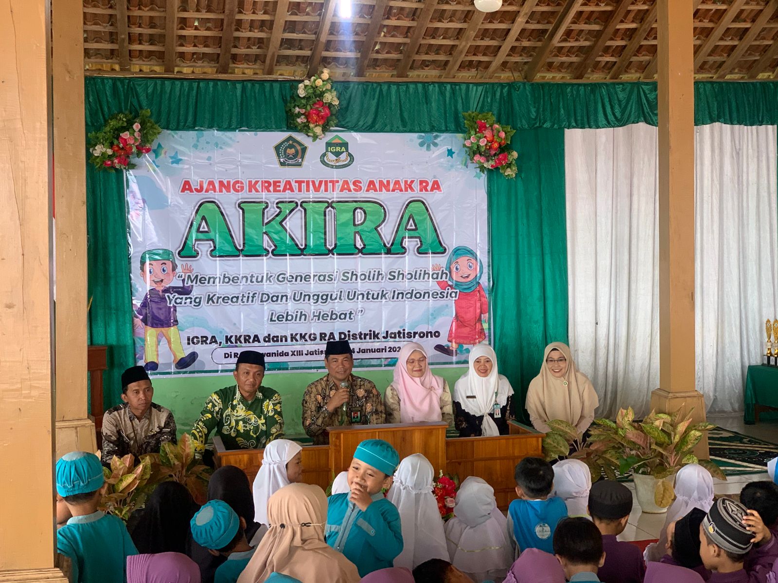 Gali Potensi Sejak Dini, Kepala Kemenag Wonogiri Resmikan AKIRA di Distrik Jatisrono