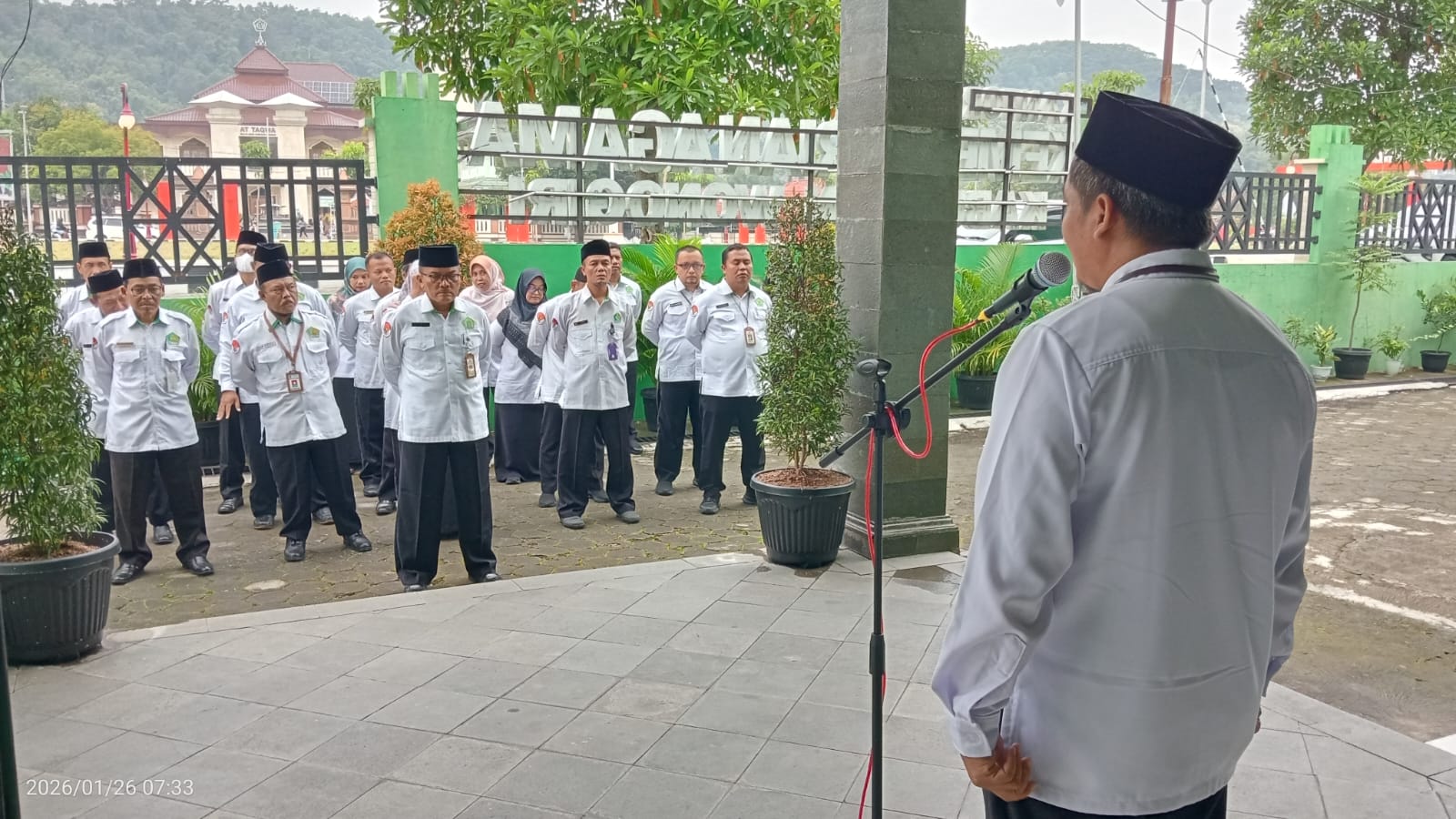 Apel Pagi, Kasi Pakis Tekankan Penguatan Pembinaan dan Tata Kelola Lembaga Keagamaan