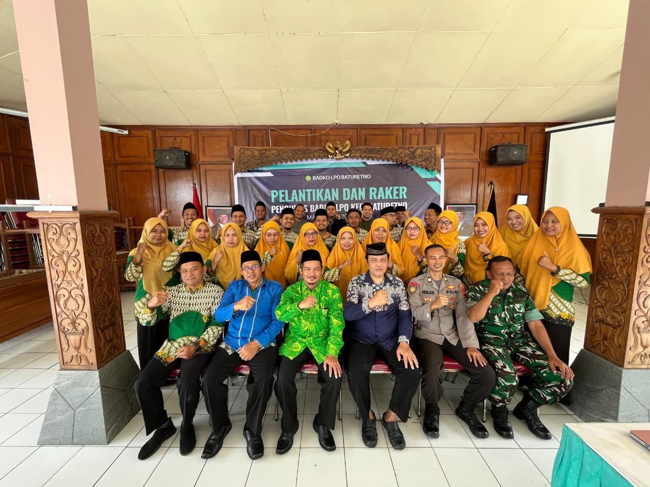 Bangun Sinergitas, Pengurus Badko LPQ Baturetno Resmi di Kukuhkan