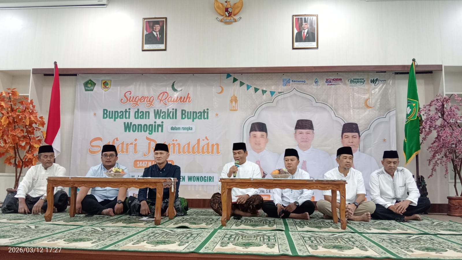 Pererat Sinergi, Bupati dan Wakil Bupati Hadiri Safari Ramadan di Kemenag Wonogiri