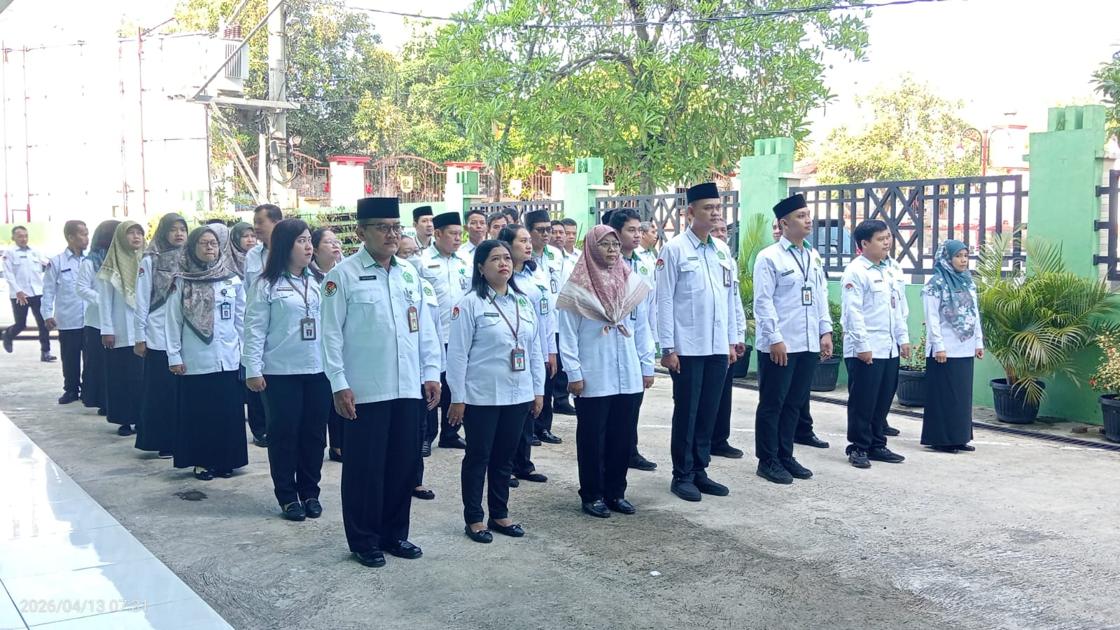 Kasi Bimas Islam Tekankan Optimalisasi Anggaran Dan Penguatan Program Prioritas dalam Apel Pagi