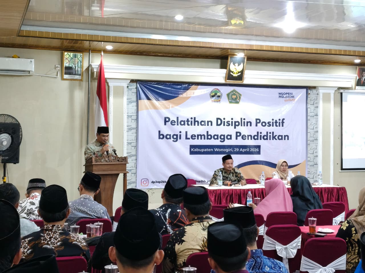 Pelatihan Disiplin Positif, Kakankemenag Tekankan Peran Strategis Ponpes