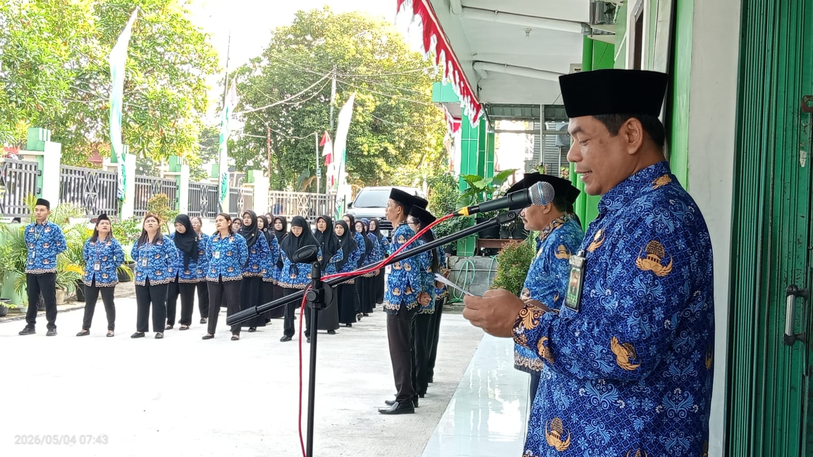 Kemenag Wonogiri Gelar Upacara Hari Otonomi Daerah dan Hardiknas 2026