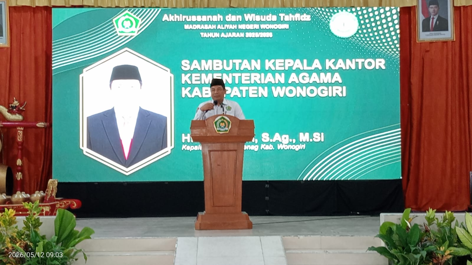172 Siswa Diwisuda, Kakankemenag: Prestasi MAN Wonogiri Hasil Kerja Keras Civitas Madrasah