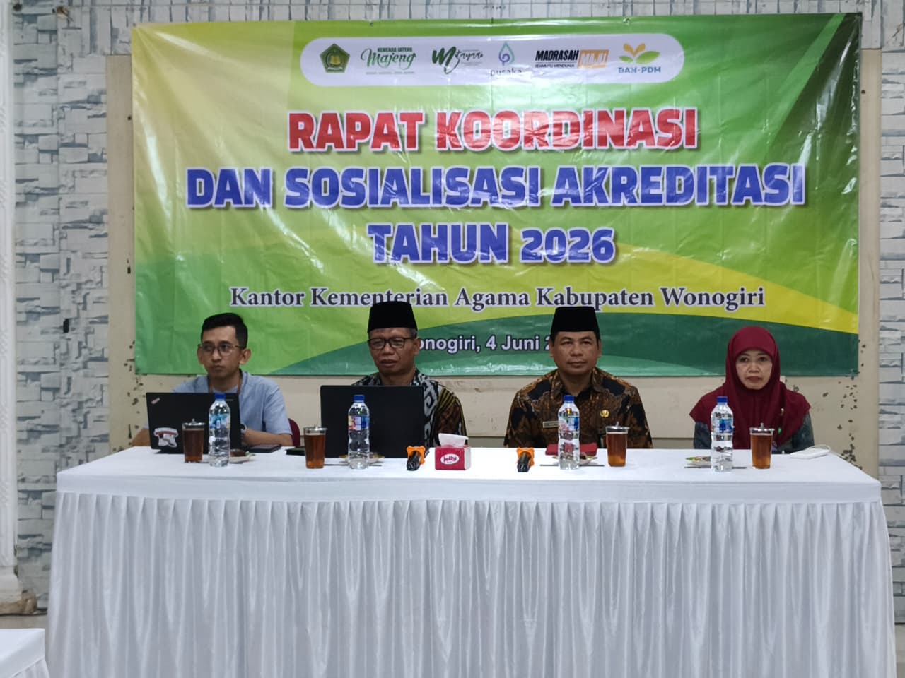 Menuju Madrasah Maju dan Bermutu, Kemenag Wonogiri Gelar Rakor Akreditasi