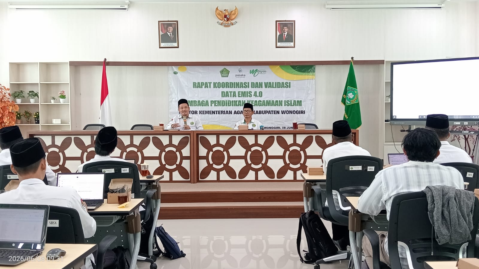 Rakor dan Validasi Data EMIS 4.0, Kemenag Tekankan Tanggung Jawab dan Sinergi Lembaga Pendidikan Keagamaan Islam