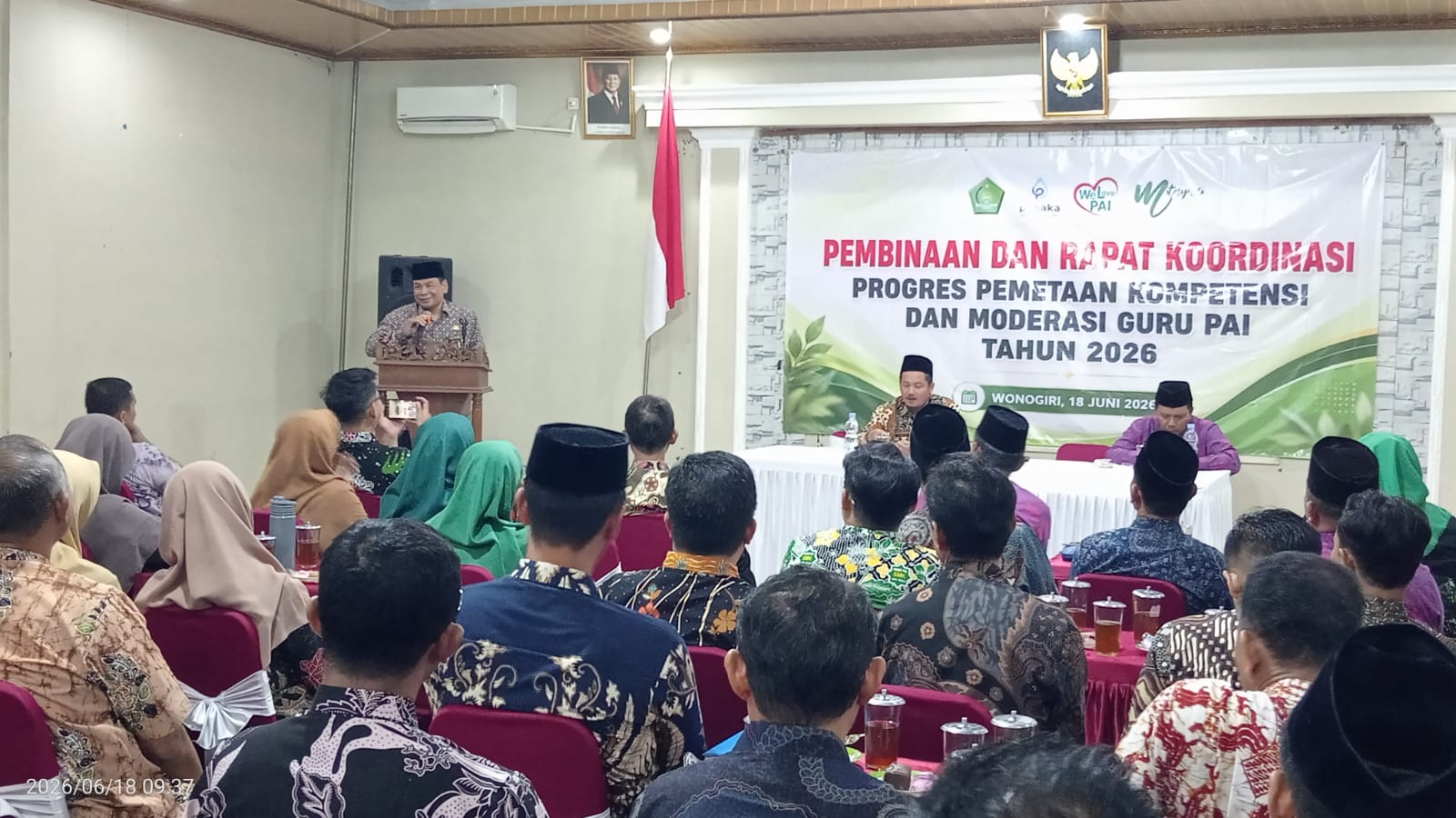Kemenag Wonogiri Samakan Persepsi Pemetaan Kompetensi dan Moderasi Guru PAI, Progres Capai 58 Persen