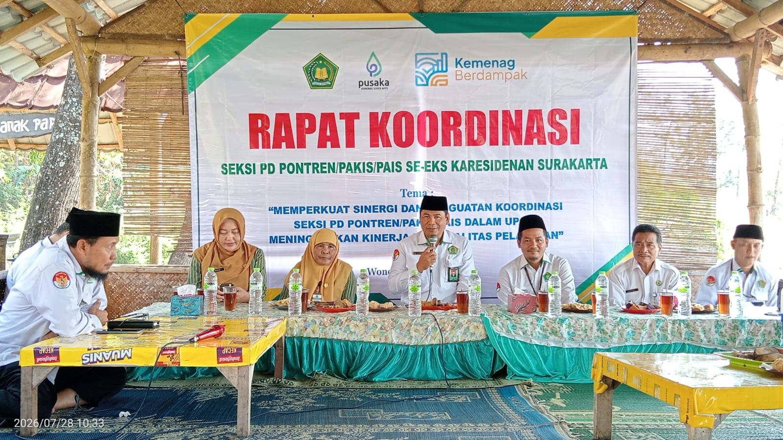 Perkuat Sinergi Layanan, Seksi Pakis/Pais/PD Pontren se Eks Karesidenan Surakarta Gelar Rakor di Wonogiri