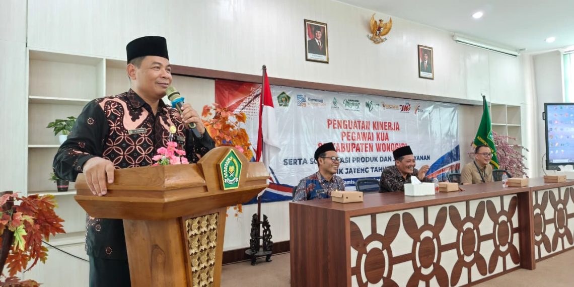 Kemenag Wonogiri Perkuat Kinerja Pegawai KUA, Hariyadi Tekankan Profesionalisme dan Layanan Prima