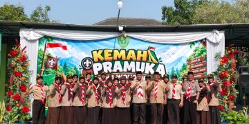 Kemah Pramuka MIN 1 Wonogiri Jadi Ruang Pembentukan Karakter dan Kemandirian Siswa