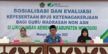 Kemenag Wonogiri Perkuat Perlindungan Guru Madrasah Non-ASN melalui BPJS Ketenagakerjaan